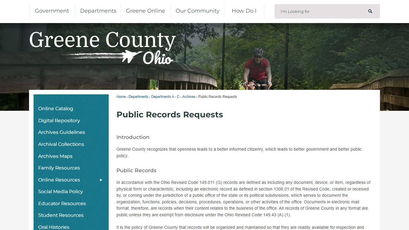 Public Records Requests | Greene County, OH - Official Website